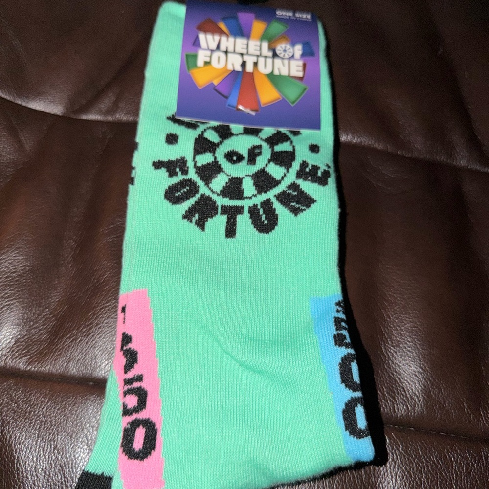 Wheel of Fortune Fun Socks NWT